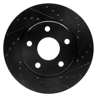 DFC® - Premium Drilled and Slotted Front Passenger Side Brake Rotor