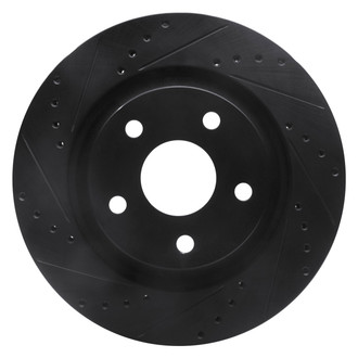 DFC® - Premium Drilled and Slotted Front Driver Side Brake Rotor