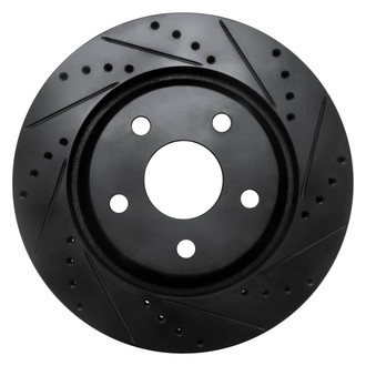 DFC® - Premium Drilled and Slotted Front Passenger Side Brake Rotor