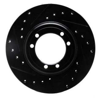 DFC® - Premium Drilled and Slotted Front Driver Side Brake Rotor