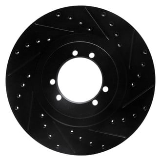 DFC® - Premium Drilled and Slotted Front Passenger Side Brake Rotor