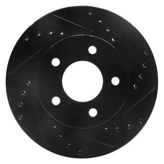 DFC® - Premium Drilled and Slotted Front Passenger Side Brake Rotor