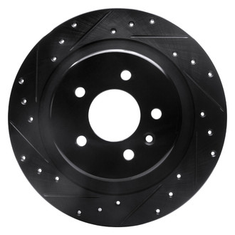 DFC® - Premium Drilled and Slotted Rear Driver Side Brake Rotor
