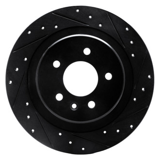 DFC® - Premium Drilled and Slotted Rear Passenger Side Brake Rotor