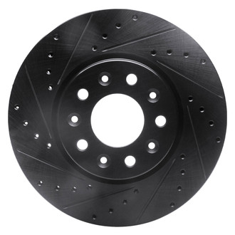 DFC® - Premium Drilled and Slotted Front Driver Side Brake Rotor