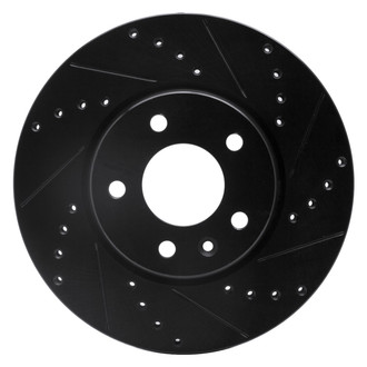 DFC® - Premium Drilled and Slotted Front Passenger Side Brake Rotor
