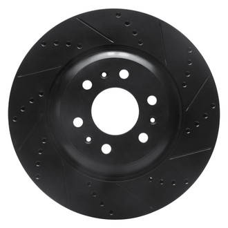 DFC® - Premium Drilled and Slotted Front Passenger Side Brake Rotor