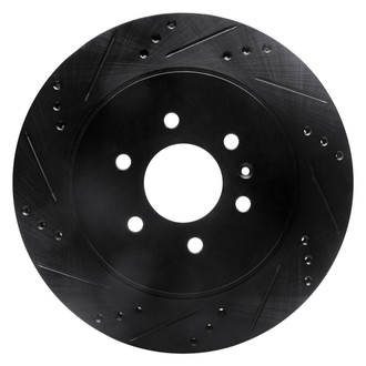 DFC® - Premium Drilled and Slotted Rear Driver Side Brake Rotor