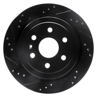DFC® - Premium Drilled and Slotted Rear Driver Side Brake Rotor