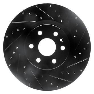 DFC® - Premium Drilled and Slotted Front Passenger Side Brake Rotor