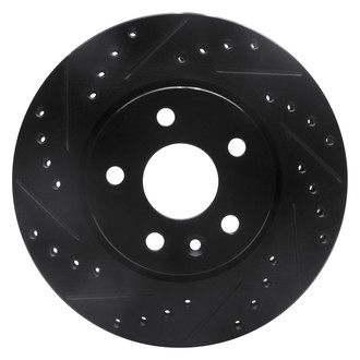 DFC® - Premium Drilled and Slotted Front Passenger Side Brake Rotor