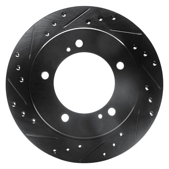 DFC® - Premium Drilled and Slotted Front Driver Side Brake Rotor