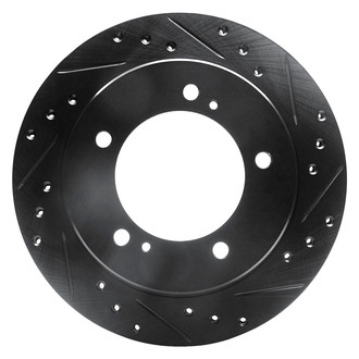 DFC® - Premium Drilled and Slotted Front Passenger Side Brake Rotor