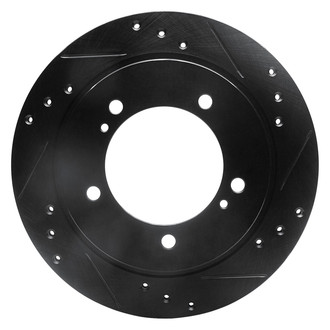 DFC® - Premium Drilled and Slotted Front Passenger Side Brake Rotor