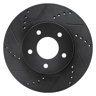 DFC® - Premium Drilled and Slotted Front Driver Side Brake Rotor