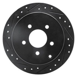 DFC® - Premium Drilled and Slotted Rear Driver Side Brake Rotor