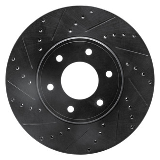 DFC® - Premium Drilled and Slotted Front Driver Side Brake Rotor