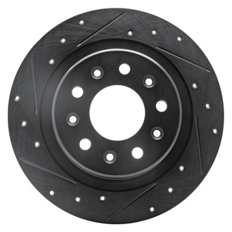 DFC® - Premium Drilled and Slotted Rear Driver Side Brake Rotor