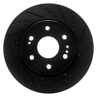 DFC® - Premium Drilled and Slotted Front Passenger Side Brake Rotor