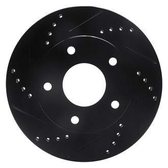 DFC® - Premium Drilled and Slotted Rear Driver Side Brake Rotor