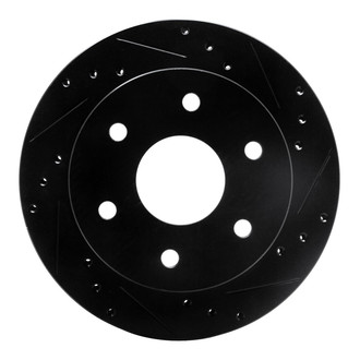 DFC® - Premium Drilled and Slotted Front Passenger Side Brake Rotor
