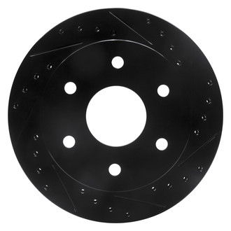 DFC® - Premium Drilled and Slotted Front Passenger Side Brake Rotor