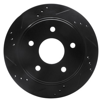 DFC® - Premium Drilled and Slotted Rear Driver Side Brake Rotor