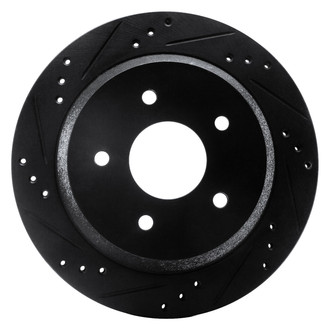 DFC® - Premium Drilled and Slotted Rear Driver Side Brake Rotor