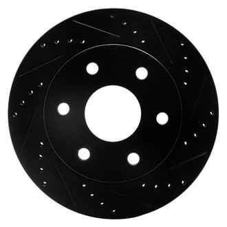 DFC® - Premium Drilled and Slotted Front Passenger Side Brake Rotor