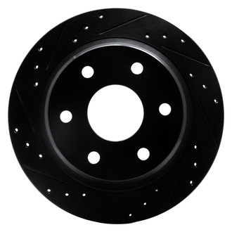 DFC® - Premium Drilled and Slotted Rear Driver Side Brake Rotor