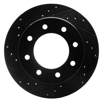 DFC® - Premium Drilled and Slotted Rear Driver Side Brake Rotor