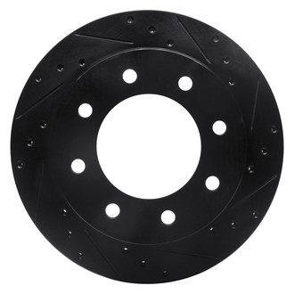 DFC® - Premium Drilled and Slotted Rear Passenger Side Brake Rotor