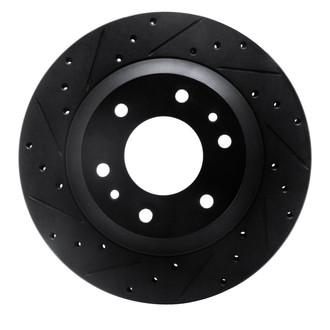 DFC® - Premium Drilled and Slotted Front Driver Side Brake Rotor