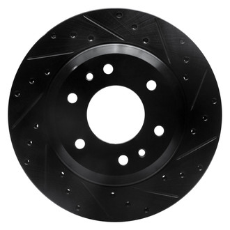 DFC® - Premium Drilled and Slotted Front Passenger Side Brake Rotor