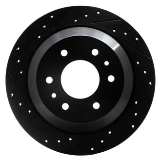 DFC® - Premium Drilled and Slotted Rear Driver Side Brake Rotor