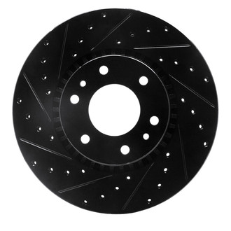 DFC® - Premium Drilled and Slotted Front Driver Side Brake Rotor