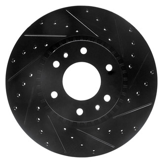 DFC® - Premium Drilled and Slotted Front Passenger Side Brake Rotor