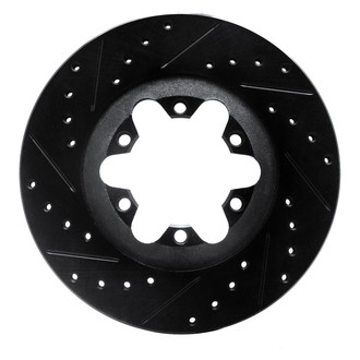 DFC® - Premium Drilled and Slotted Front Driver Side Brake Rotor