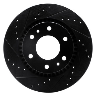 DFC® - Premium Drilled and Slotted Front Driver Side Brake Rotor