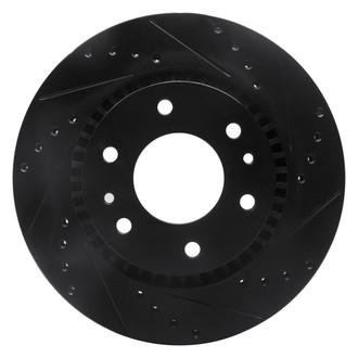 DFC® - Premium Drilled and Slotted Front Passenger Side Brake Rotor