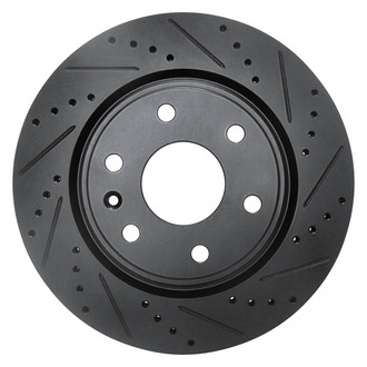 DFC® - Premium Drilled and Slotted Front Passenger Side Brake Rotor