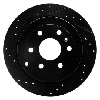 DFC® - Premium Drilled and Slotted Rear Driver Side Brake Rotor
