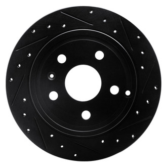 DFC® - Premium Drilled and Slotted Rear Passenger Side Brake Rotor