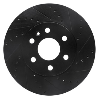 DFC® - Premium Drilled and Slotted Front Passenger Side Brake Rotor