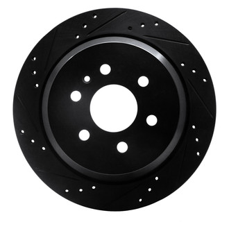 DFC® - Premium Drilled and Slotted Rear Driver Side Brake Rotor