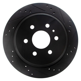 DFC® - Premium Drilled and Slotted Rear Passenger Side Brake Rotor