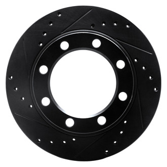 DFC® - Premium Drilled and Slotted Front Driver Side Brake Rotor