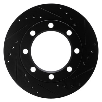 DFC® - Premium Drilled and Slotted Front Passenger Side Brake Rotor