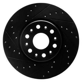 DFC® - Premium Drilled and Slotted Front Driver Side Brake Rotor