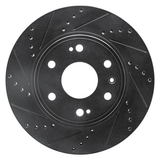 DFC® - Premium Drilled and Slotted Front Driver Side Brake Rotor